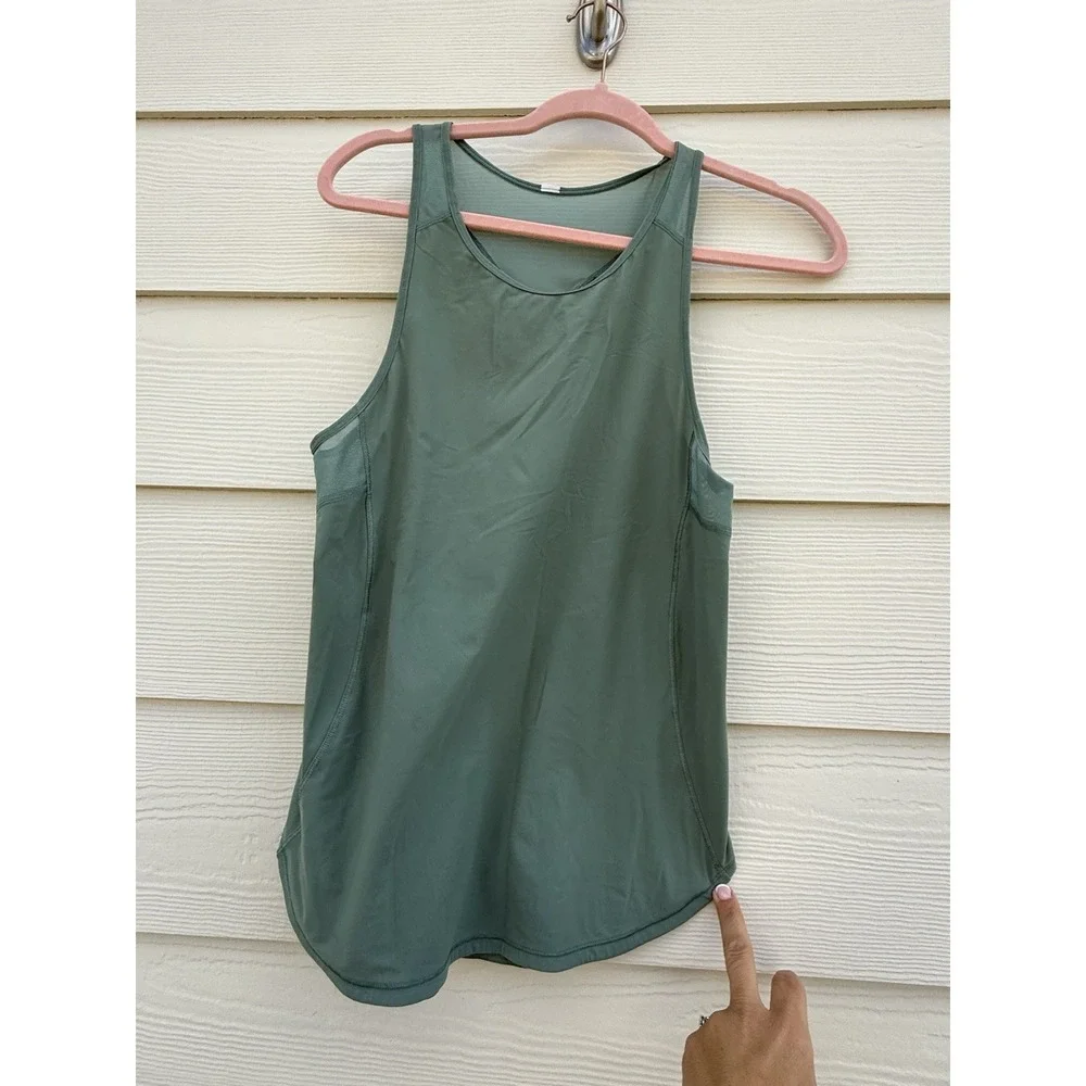 Lululemon Sculpt Tank II Medium Forest Women's Size 6 - Picture 4 of 9